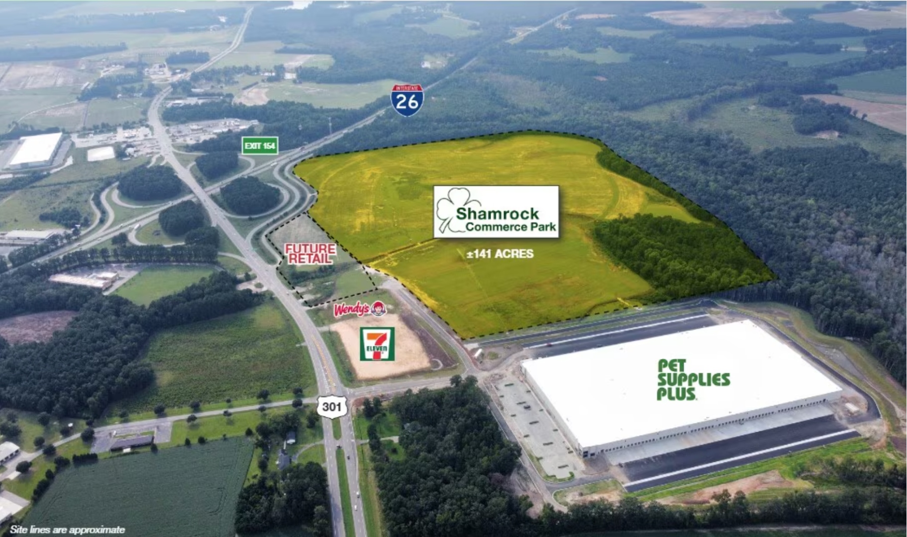 Shamrock Commerce Park Land